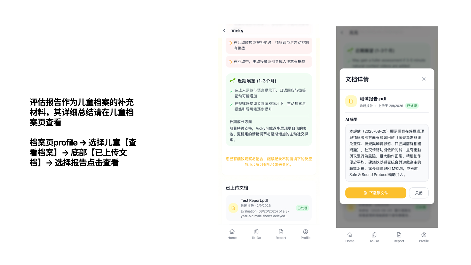 评估报告AI摘要